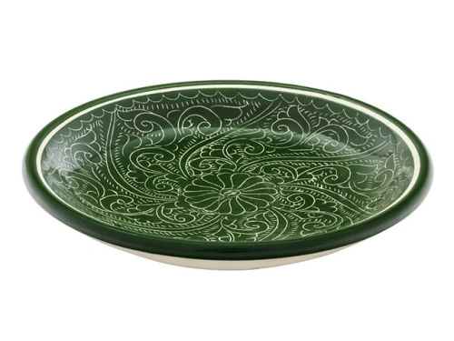 Тарелка Плоская "Риштанская керамика", диаметр 15.5 см RSN029