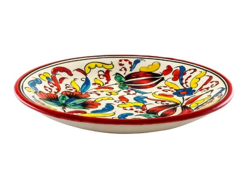 Набор чайный "Риштанская керамика", Турецкий стиль, белый, 10 предметов