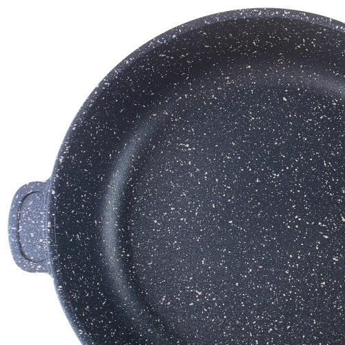 Сковорода с антипригарным покрытием со съемной ручкой ТМ Традиция, Гранит, 28 см