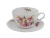 Чайная пара Flowers Line: чашка, блюдце PLOVER, 280 мл Чайная пара Flowers Line: чашка, блюдце PLOVER, 280 мл