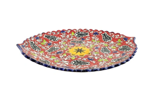 Блюдо Ляган овальный "Риштанская керамика", 41 см