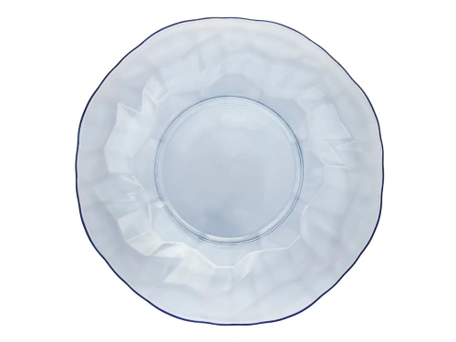 Набор плоских тарелок (6 шт.), FANCY DIAMOND (синий), 23 см
