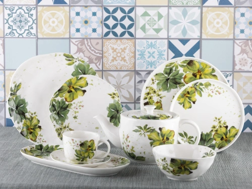 Блюдо для сервировки керамическое Green Line, PLOVER, 30 см