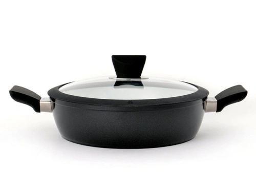 Сотейник со стеклянной крышкой двумя ручками BergHOFF Eclipse, 26 см