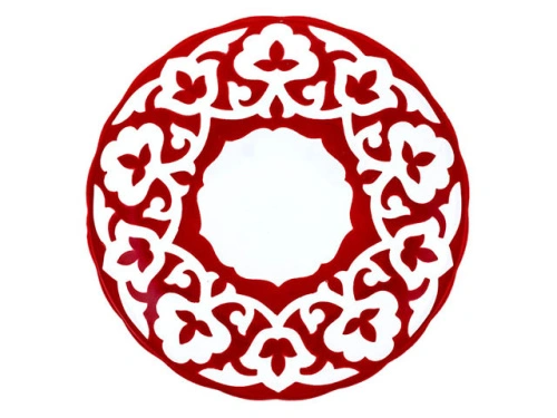 Ляган рифленый край Красная Пахта, Turon Porcelain, Ø 28 см