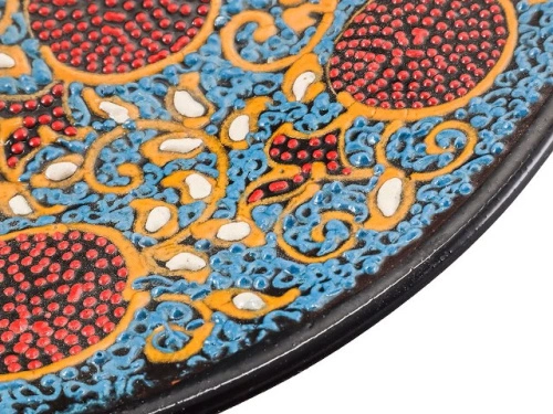 Блюдо "Риштанская керамика", Точечная роспись, Ø 26 см