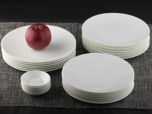 Набор фарфоровых тарелок "Оливия" 6 штук, PLOVER, 19 см