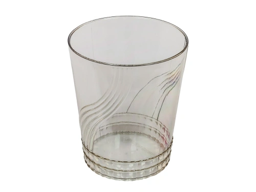 Кувшин с крышкой 1.5 л со стаканами 4 шт  по 300 мл, пластик, серый