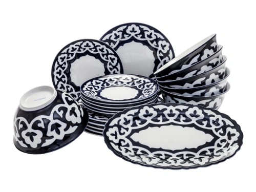 !Столовый сервиз Пахта, Turon porcelain, 19 предметов