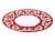 Тарелка Красная Пахта, Turon Porcelain, Ø 21.5 см Тарелка Красная Пахта, Turon Porcelain, Ø 21.5 см