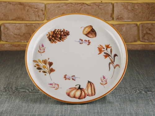 Тарелка керамическая October Line, PLOVER, 25 см