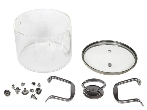 Кастрюля бульонная со стеклянной крышкой, 1.3 л