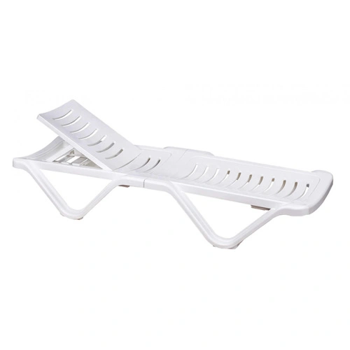 Шезлонг Альтернатива М3563, (белый), 192х62х32