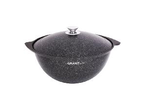 Казан 7 л с антипригарным покрытием с крышкой, Kukmara (Granit Ultra Original), кго75а