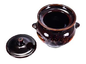 Горшок для запекания "Славянская Керамика", Графити, 0.5 л