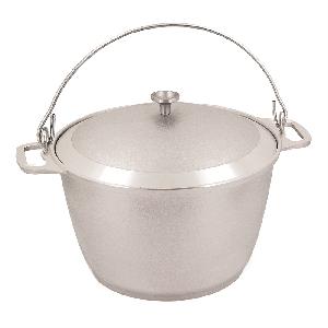 Котел 10 л алюминиевый походный с крышкой Kukmara, кп100