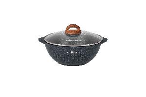 Казан 3.5л  с антипригарным покрытием со стеклянной крышкой, Kukmara (Granit Ultra Induction Blue), кгги37а