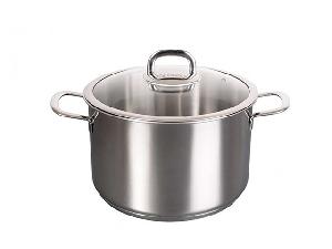 Кастрюля 6 л из нержавеющей стали со стеклянной крышкой, Kukmara (Safia), SF-CA6024G