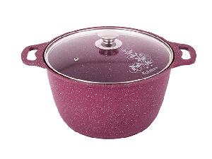 Кастрюля 6 л с антипригарным покрытием со стеклянной крышкой, Kukmara (Trendy style mystery), к61tsm Кастрюля 6 л с антипригарным покрытием со стеклянной крышкой, Kukmara (Trendy style mystery), к61tsm