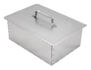 Коптильня двухъярусная 35х25х15 стальная, Kukmara, кн1