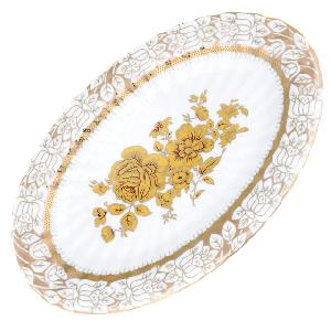 Блюдо "Золотая Роза", 24 см