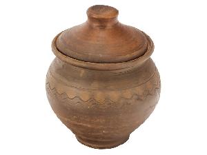 Горшок керамический с крышкой D=18cm