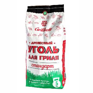 Уголь древесный Grillkoff стандарт 5 кг