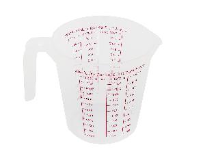 Мерный стакан для сыпучих продуктов с носиком на 1.2 л, пластиковый