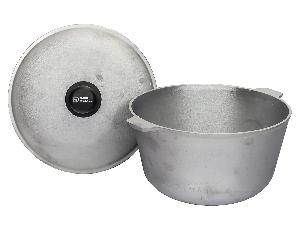 Котел алюминиевый с крышкой 4 л (овальное дно)