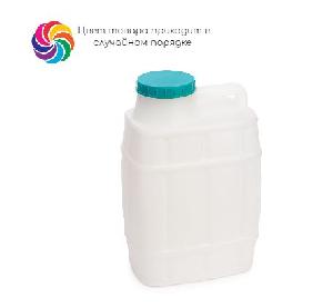Канистра для воды "Бочонок" 25 л  (крышка цвет микс), Альтернатива  М974