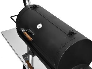 Гриль-коптильня для горячего и холодного копчения 3 в 1. Russia Grill модель Смокер-2 с ручками топориками