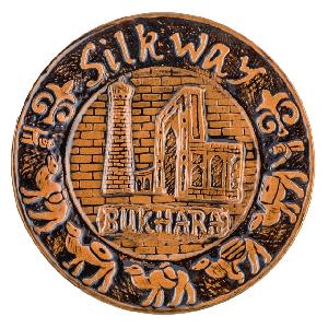 Блюдо Ляган Риштанская керамика "Сувенир", Ø 26 см