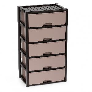 Комод "Колорит" на 5 секций (широкий), Альтернатива М8762, венге