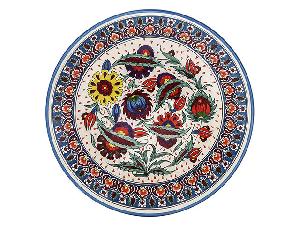 Блюдо Ляган "Риштанская керамика", Турецкий стиль, Микс, Ø 42 см