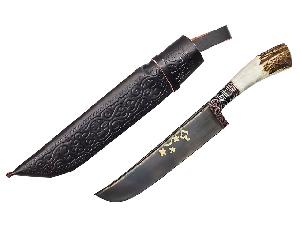 Нож Пчак, средний (бринч), рукоять: рог косули