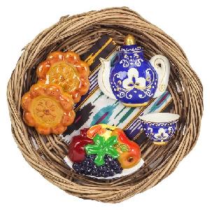 Панно большое "Дастархан с фруктами"