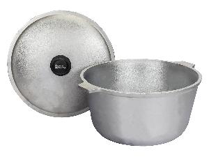 Котел алюминиевый с крышкой10 л (овальное дно) 