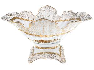 Конфетница "Золотая Роза", диаметр 30 см