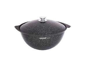 Казан 9 л с антипригарным покрытием с крышкой, Kukmara (Granit Ultra Original), кго95а