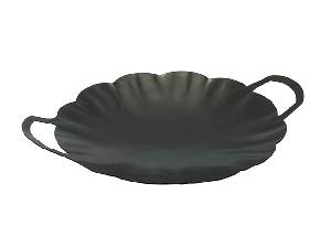 Сковорода Садж "Стальные решения" Ромашка, вороненый, 30 см
