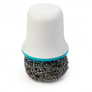 Щётка для мытья посуды с металлической губкой, Альтернатива, И8975