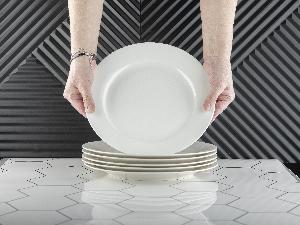 Набор фарфоровых тарелок "Аврора" 6 штук, PLOVER, 27 см