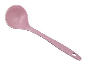Половник на 50 мл из пищевого пластика, 20х7 см, розовый