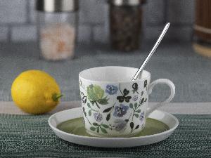 Набор чайных пар Spring Line: чашка, блюдце, Plover, 200 мл, 2 штуки