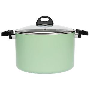 Кастрюля со стеклянной крышкой BergHOFF Eclipse, (светло-зеленый) 6.6 л