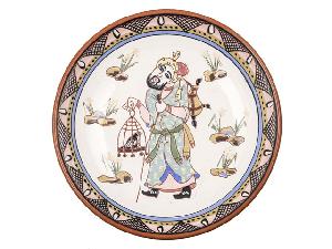 Ляган "Мужчина с клеткой", диаметр 28