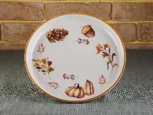 Тарелка керамическая October Line, PLOVER, 25 см