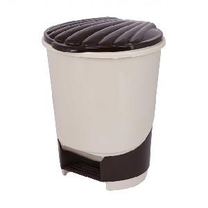Ведро мусорное с педалью Альтернатива М1287 (сл.кость), 18 л