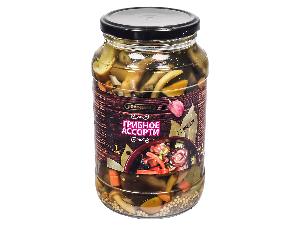 Ассорти грибное, маринованные, 1000 мл 