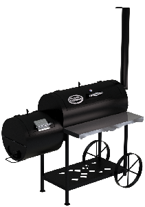 Гриль-Смокер XL, из стали толщиной 4 мм (топка слева), Завод Палитра